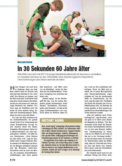 Alterssimulationsanzug downloads Ärzteblatt